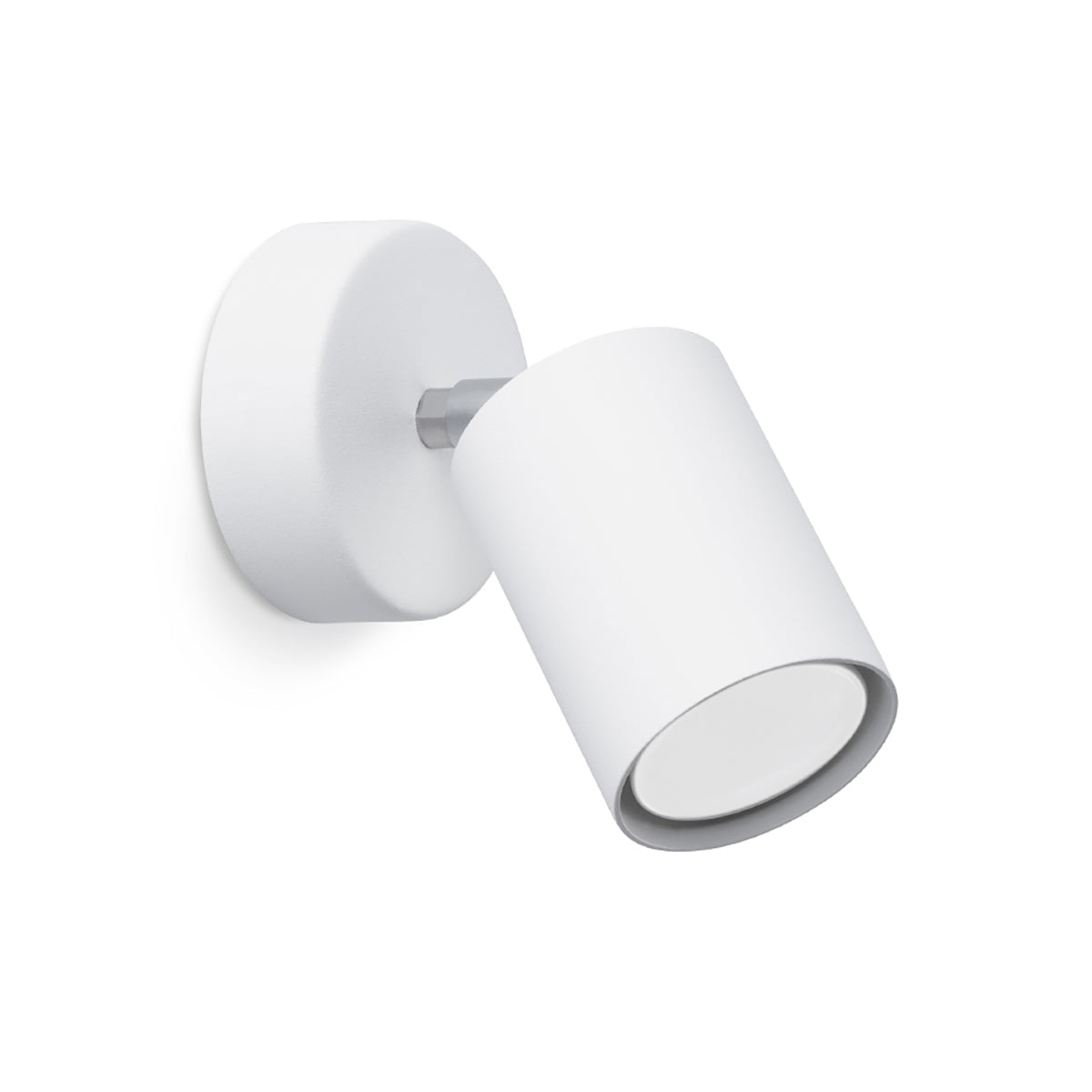 Applique Murale Focus Moderne Spot Orientable Acier Blanc