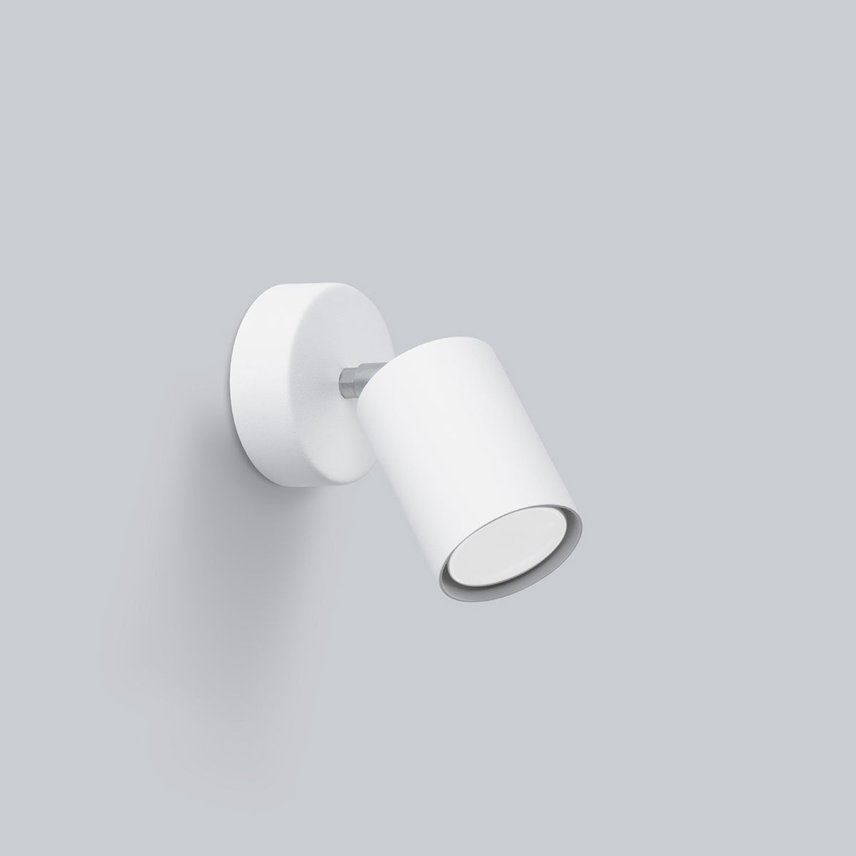 Applique Murale Focus Moderne Spot Orientable Acier Blanc