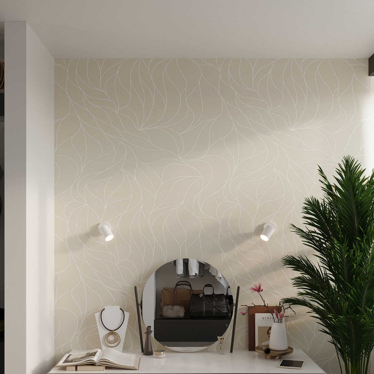 Applique Murale Focus Moderne Spot Orientable Acier Blanc