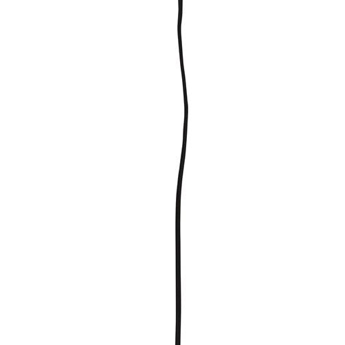 Applique Murale Kalimantan Bambou Tressé Noir et Naturel 44 cm