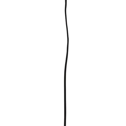Applique Murale Kalimantan Bambou Tressé Noir et Naturel 44 cm