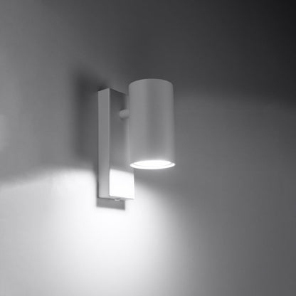 Applique Linéaire Murale Acier Blanc GU10