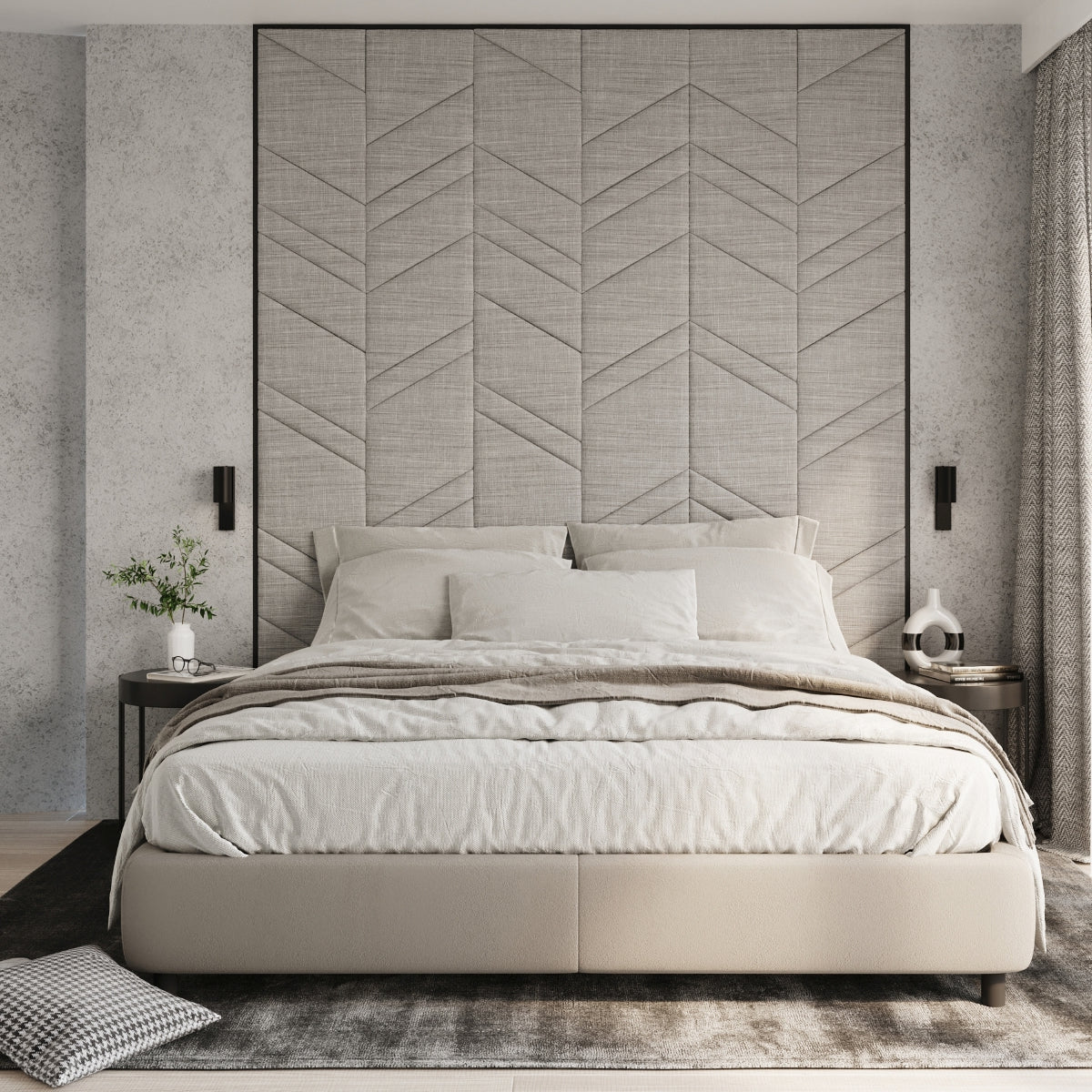 Applique Linéaire Murale Acier Noir GU10