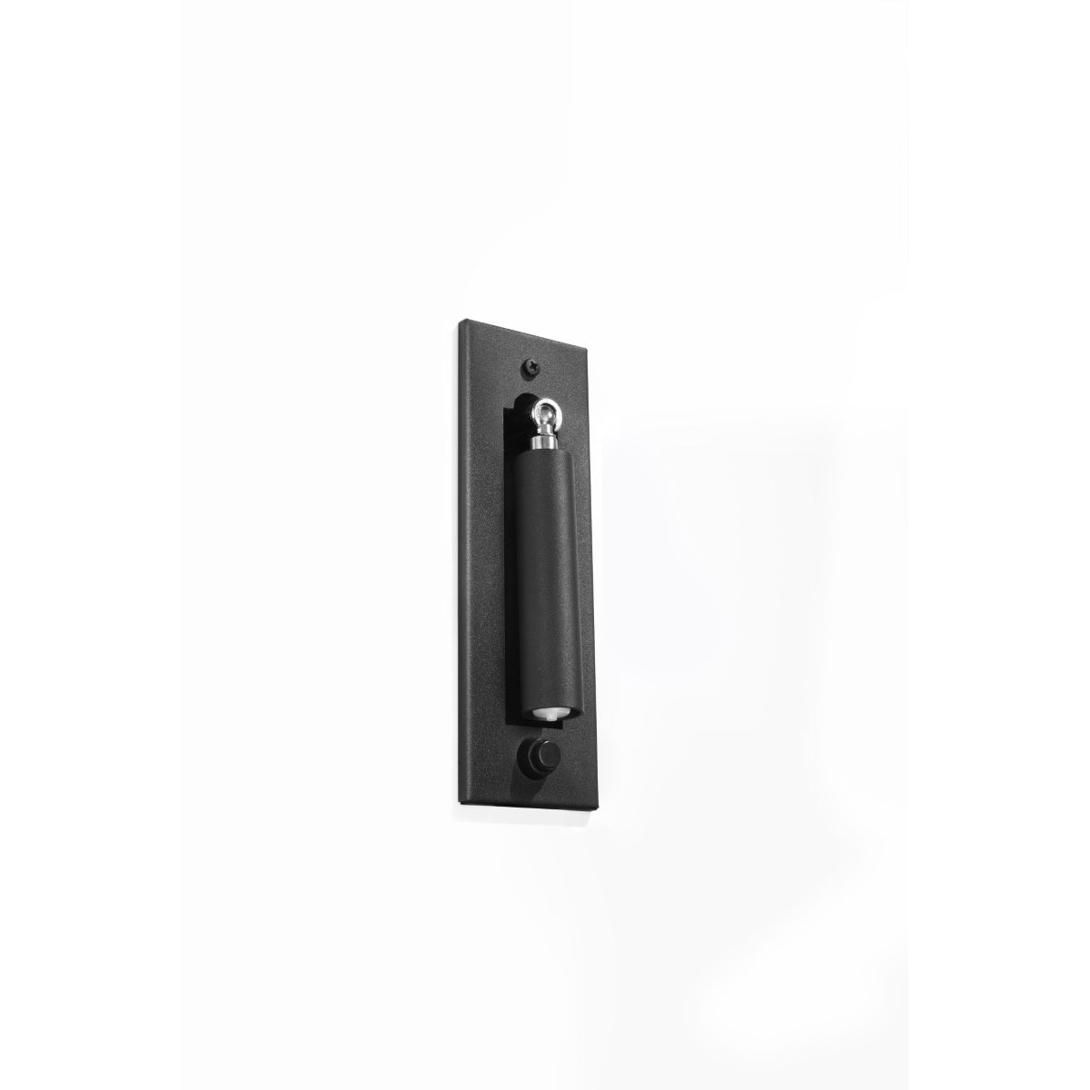 Applique liseuse orientable acier noir, spot de chevet pliable