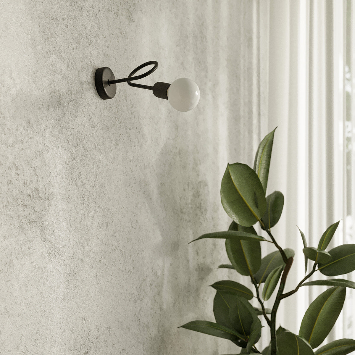 Applique Loop Moderne Noire