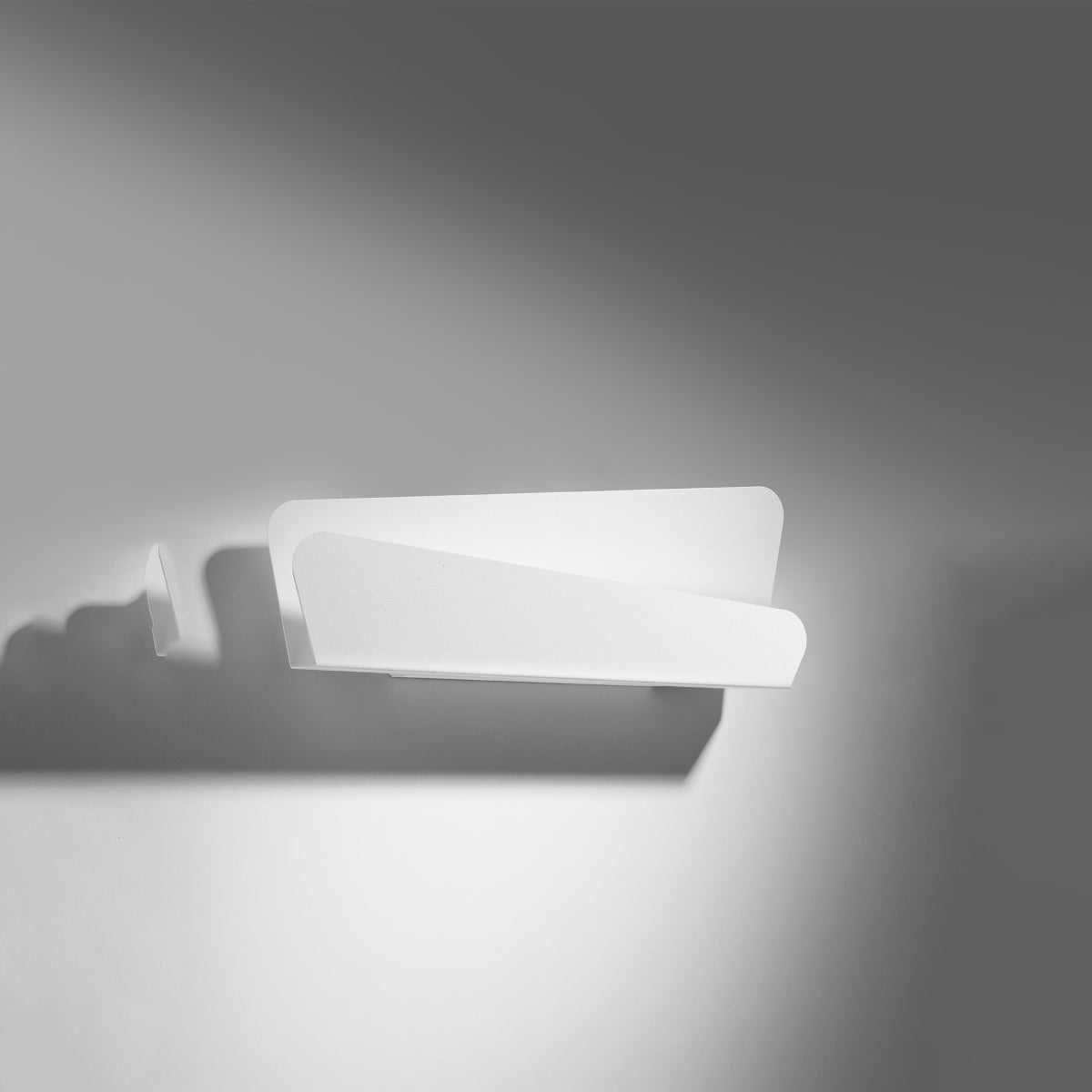 Applique murale Acier Blanc Design Horizontal 40 cm