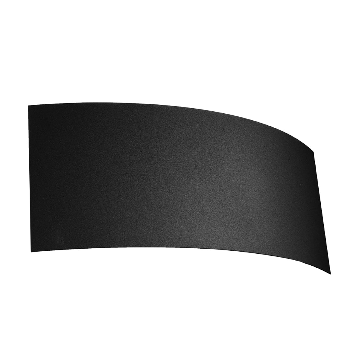 Applique Murale Arc en Métal Noir, Éclairage Haut et Bas