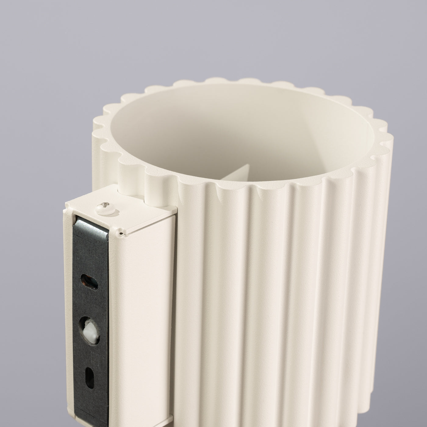 Applique Murale Aura Aluminium Cannelé Beige