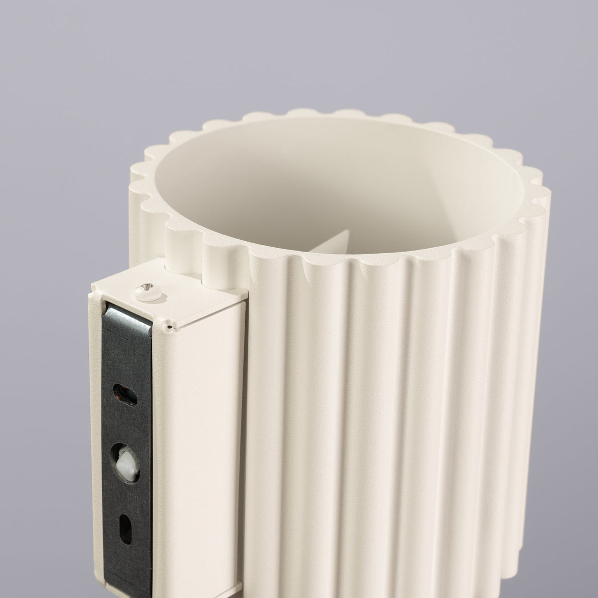 Applique Murale Aura Aluminium Cannelé Beige