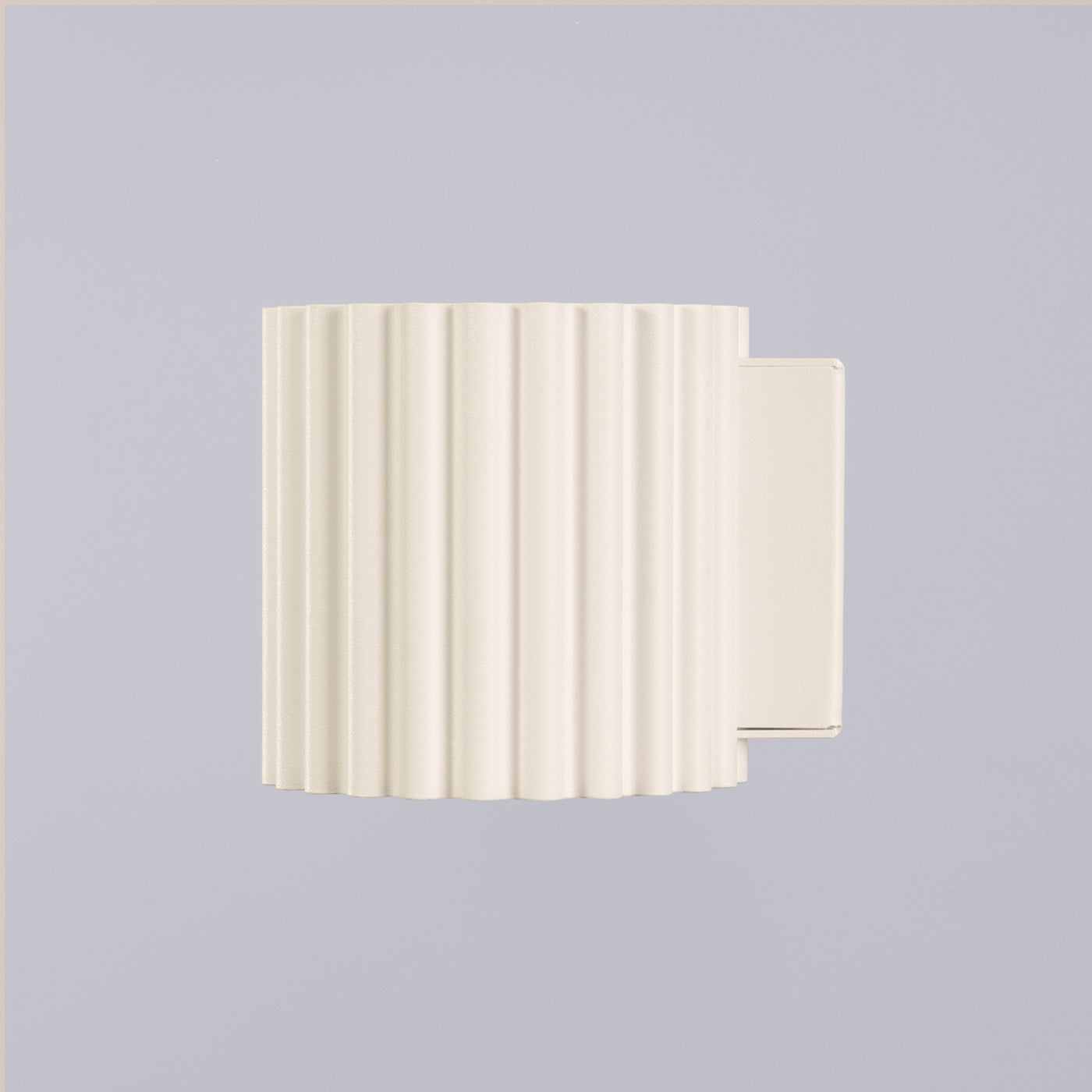 Applique Murale Aura Aluminium Cannelé Beige