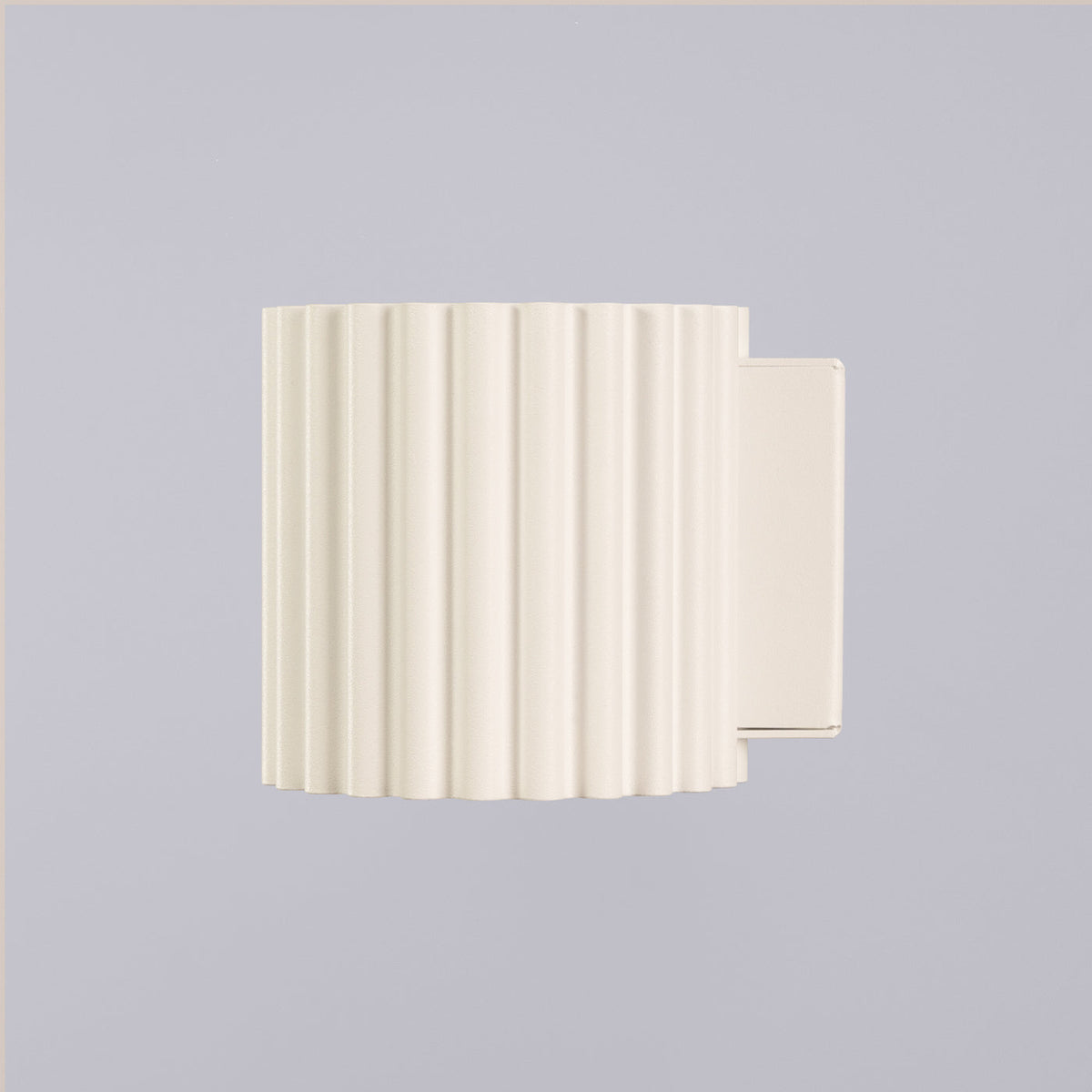 Applique Murale Aura Aluminium Cannelé Beige