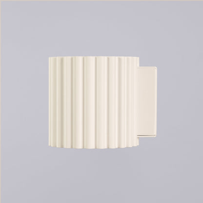 Applique Murale Aura Aluminium Cannelé Beige