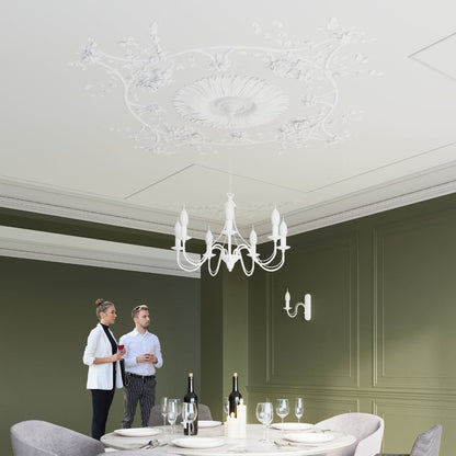 Applique Murale Bougie Moderne Blanche