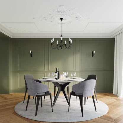Applique Murale Bougie Moderne Noire