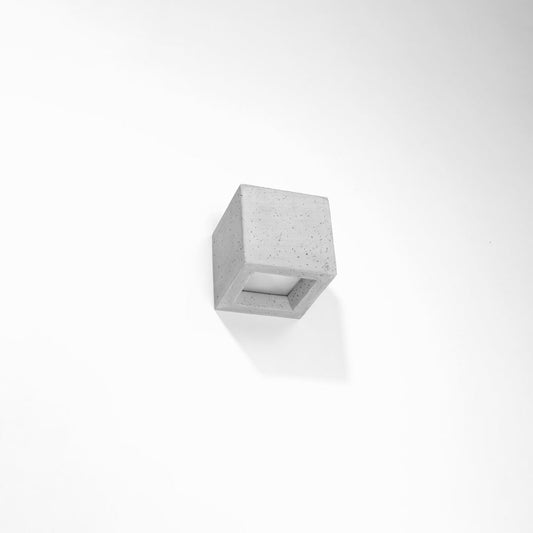 Applique Murale Cube en Béton