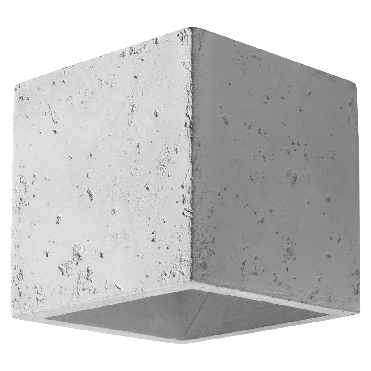 Applique Murale Cube en Béton