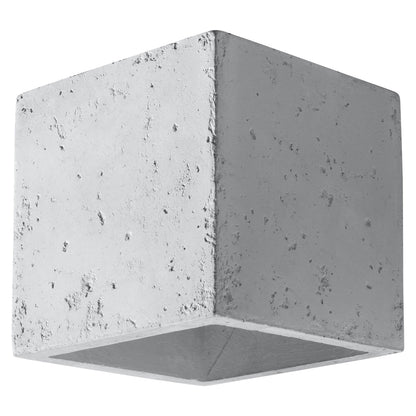 Applique Murale Cube en Béton