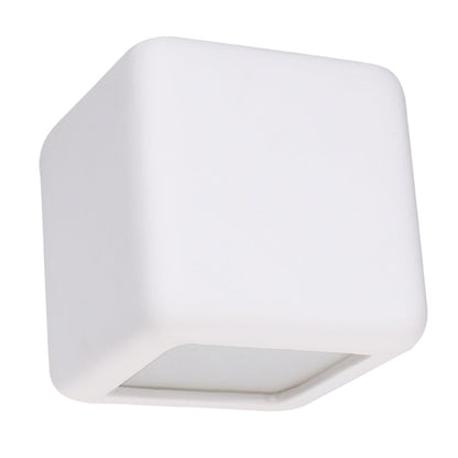 Applique Murale Cube Céramique Blanche