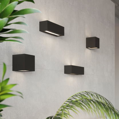 Applique murale Cube en céramique noire