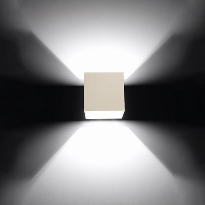 Applique Murale Cube LED Beige