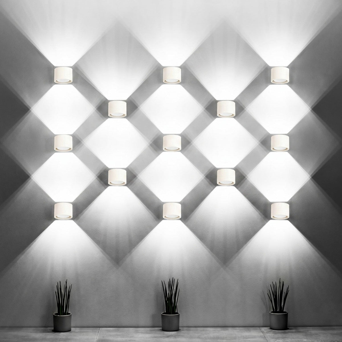 Applique Murale Cube LED Beige