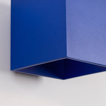 Applique Murale Cube LED Bleu Outremer