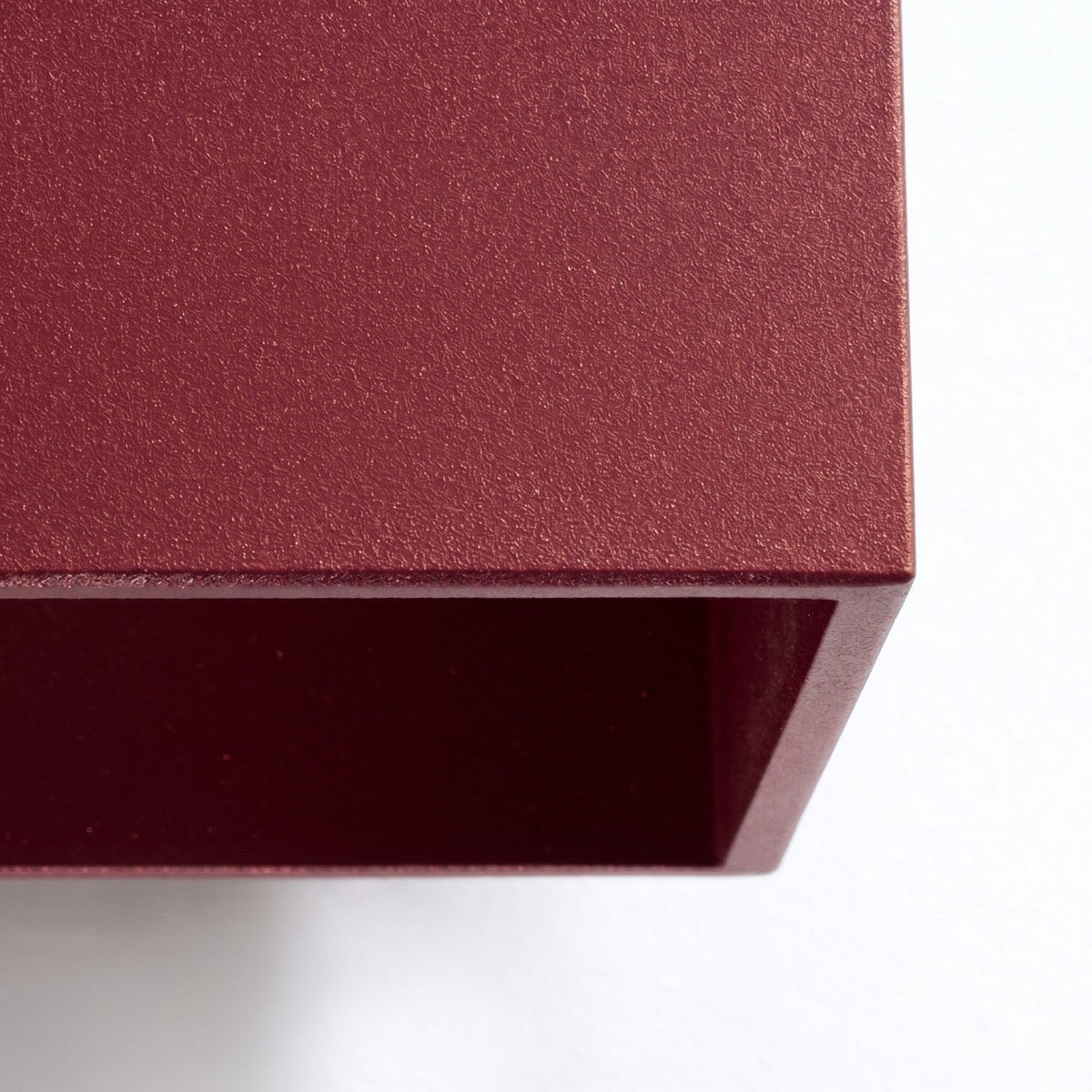 Applique Murale Cube LED Bordeaux