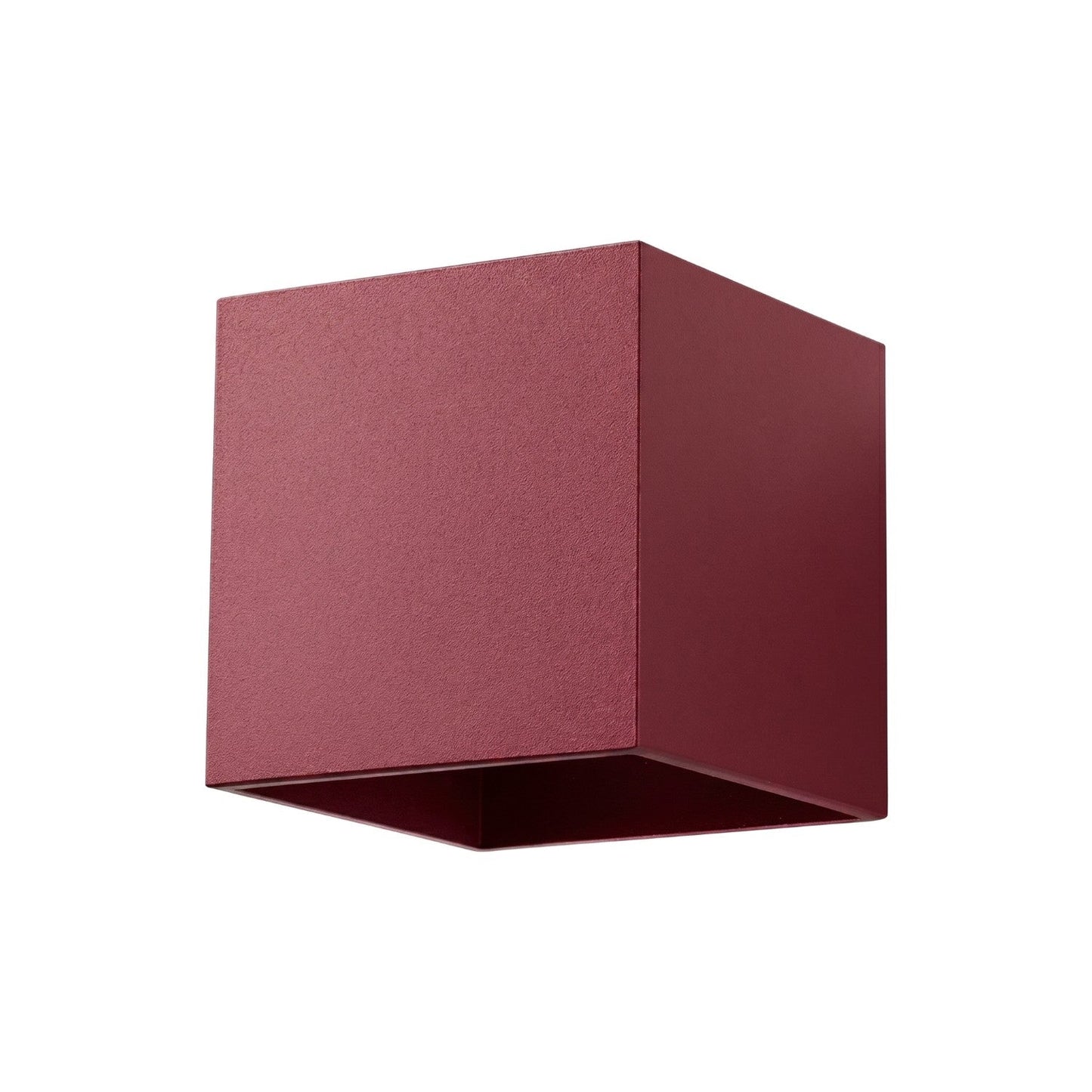 Applique Murale Cube LED Bordeaux
