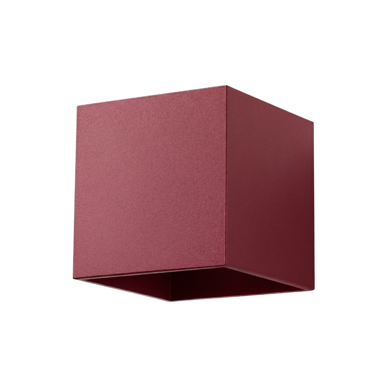 Applique Murale Cube LED Bordeaux
