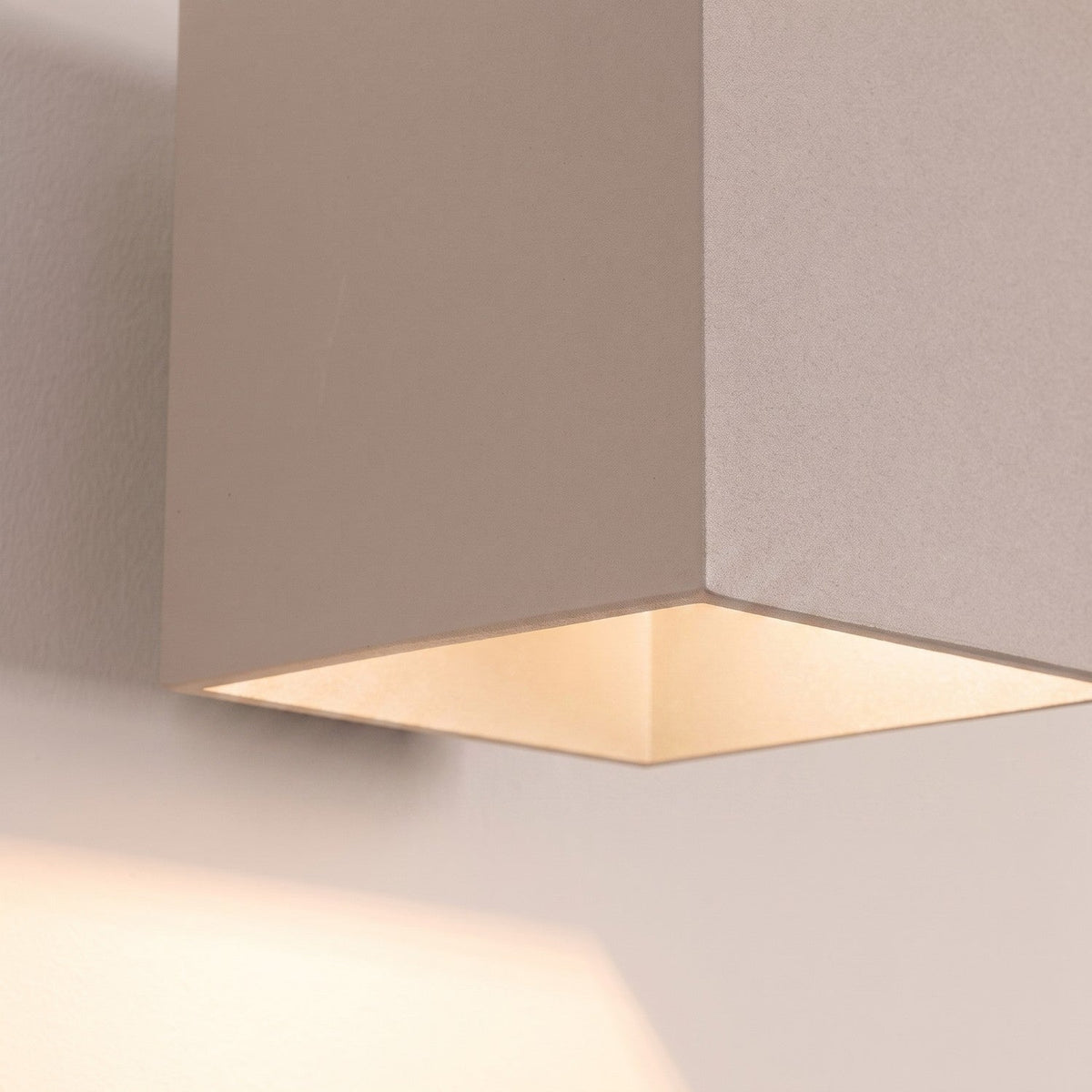 Applique Murale Cube LED Taupe