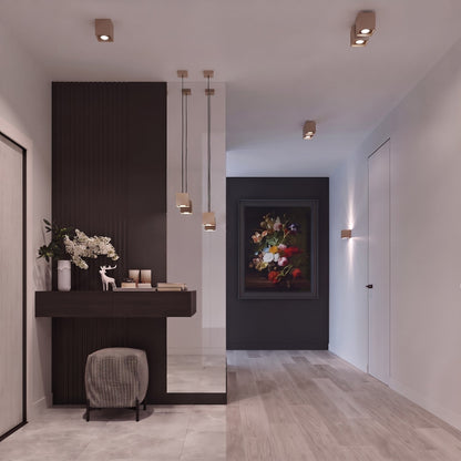 Applique Murale Cube LED Taupe