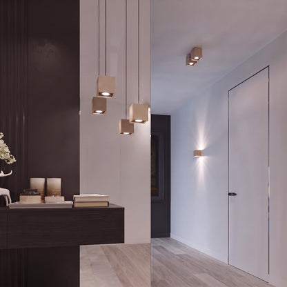 Applique Murale Cube LED Taupe