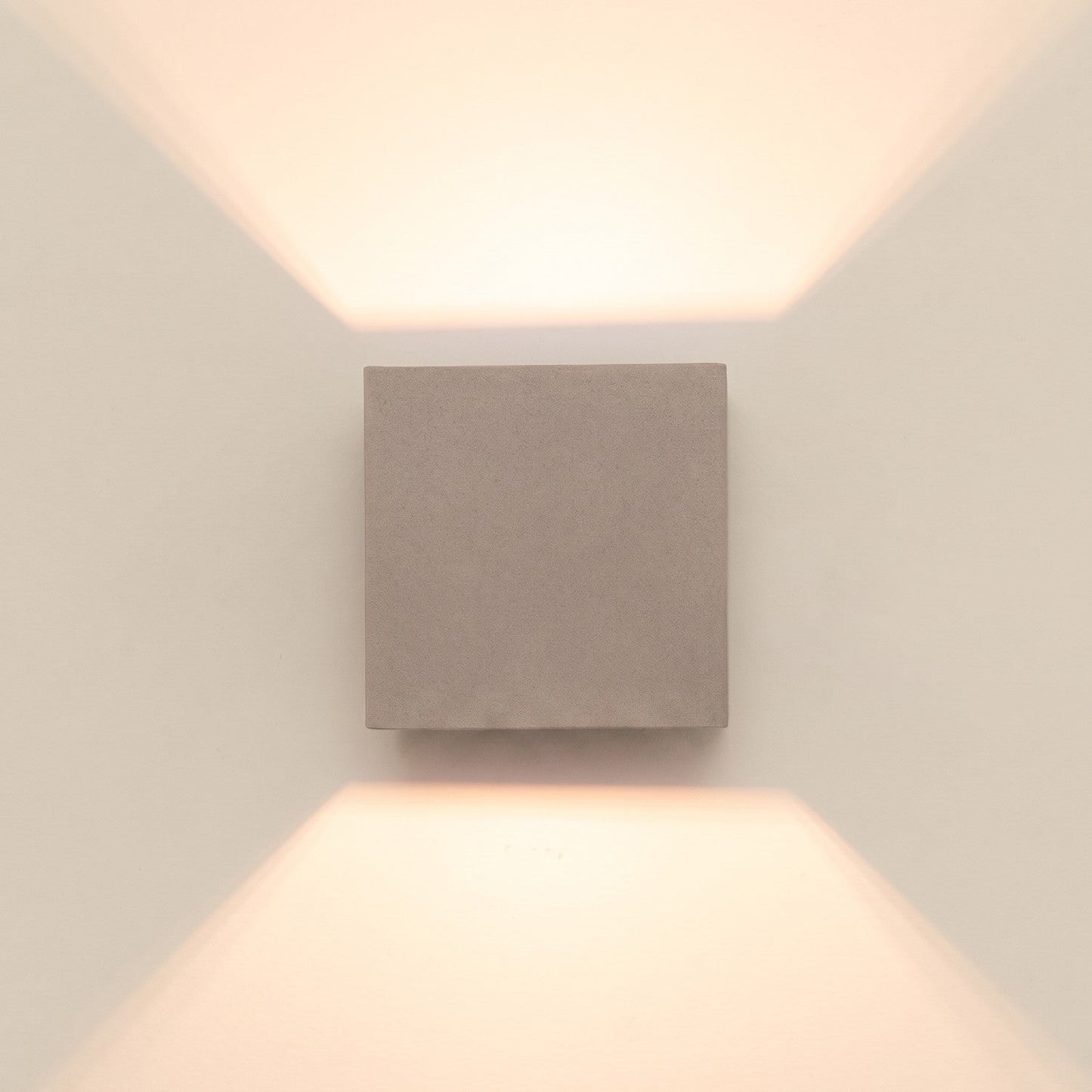 Applique Murale Cube LED Taupe
