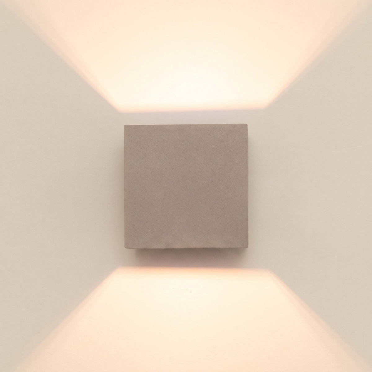 Applique Murale Cube LED Taupe