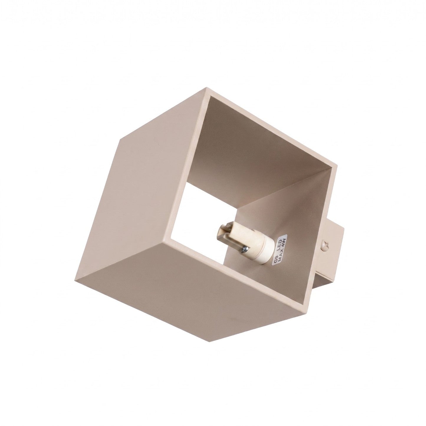 Applique Murale Cube LED Taupe