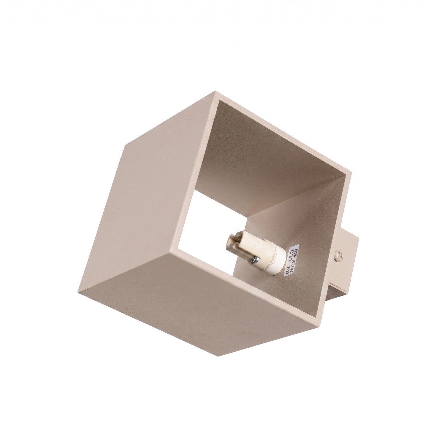 Applique Murale Cube LED Taupe