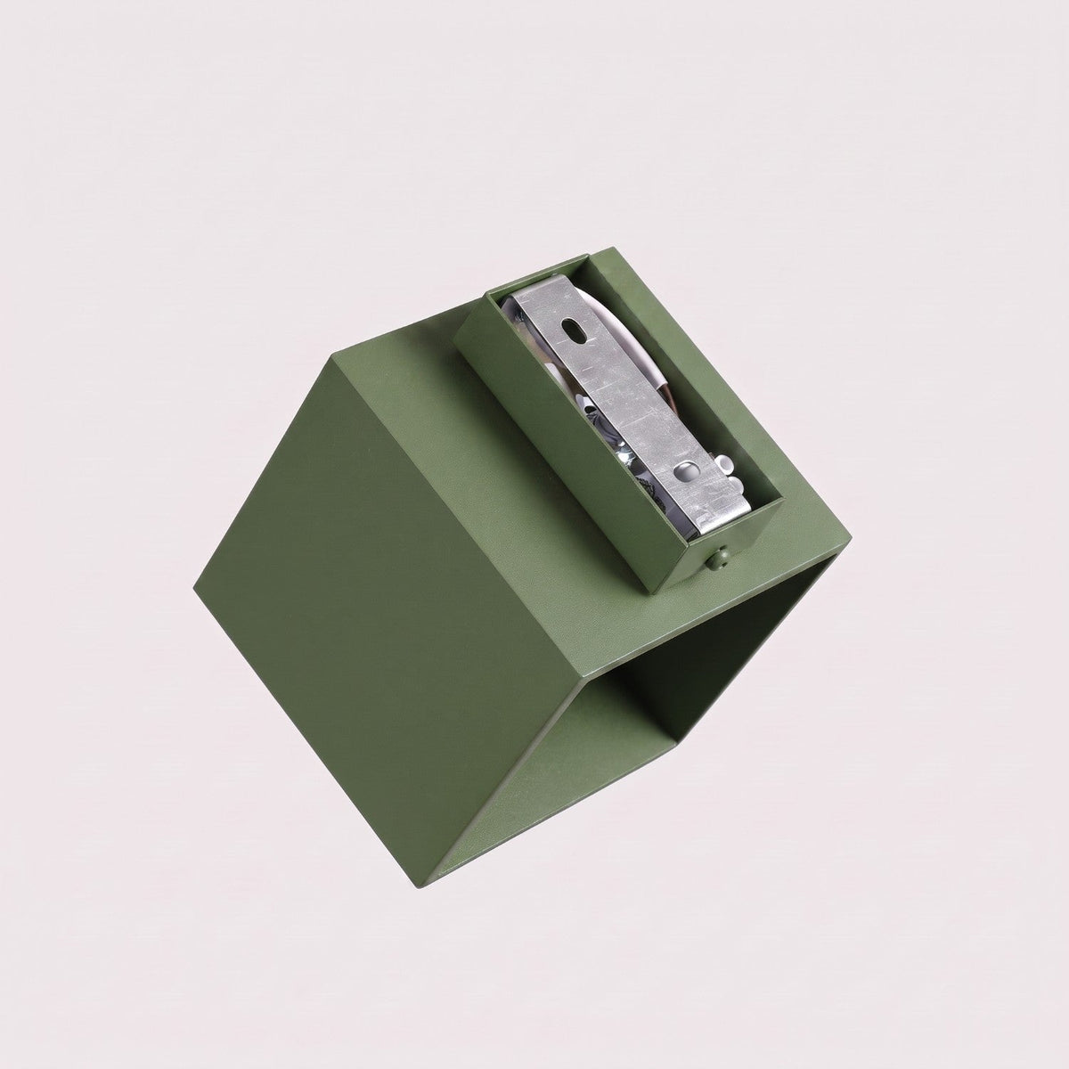 Applique Murale Cube LED Vert Olive