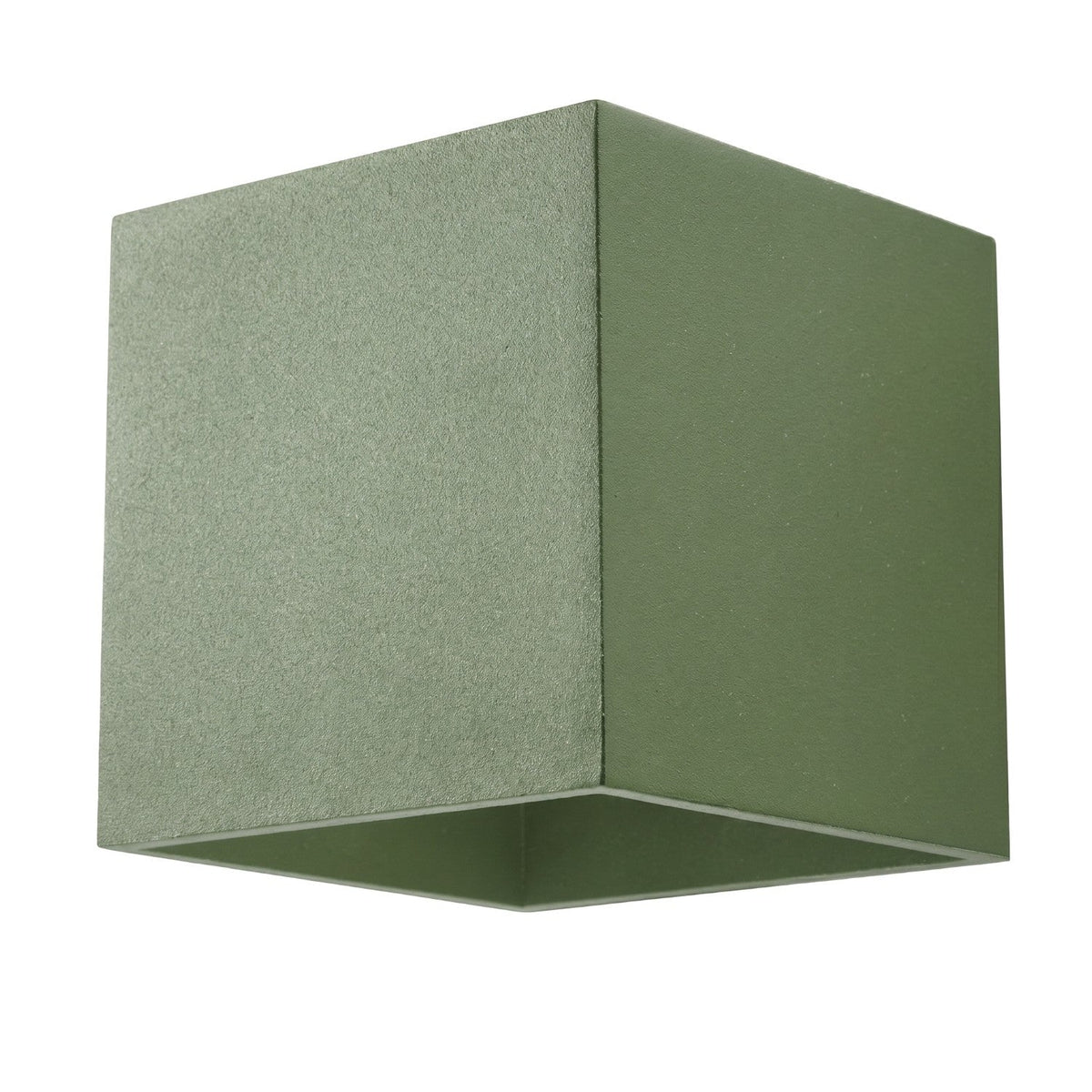Applique Murale Cube LED Vert Olive