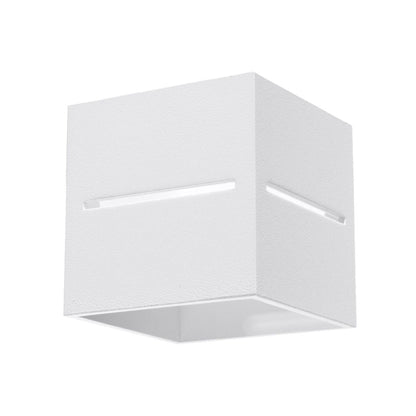Applique Murale Cube Ouvert Blanche