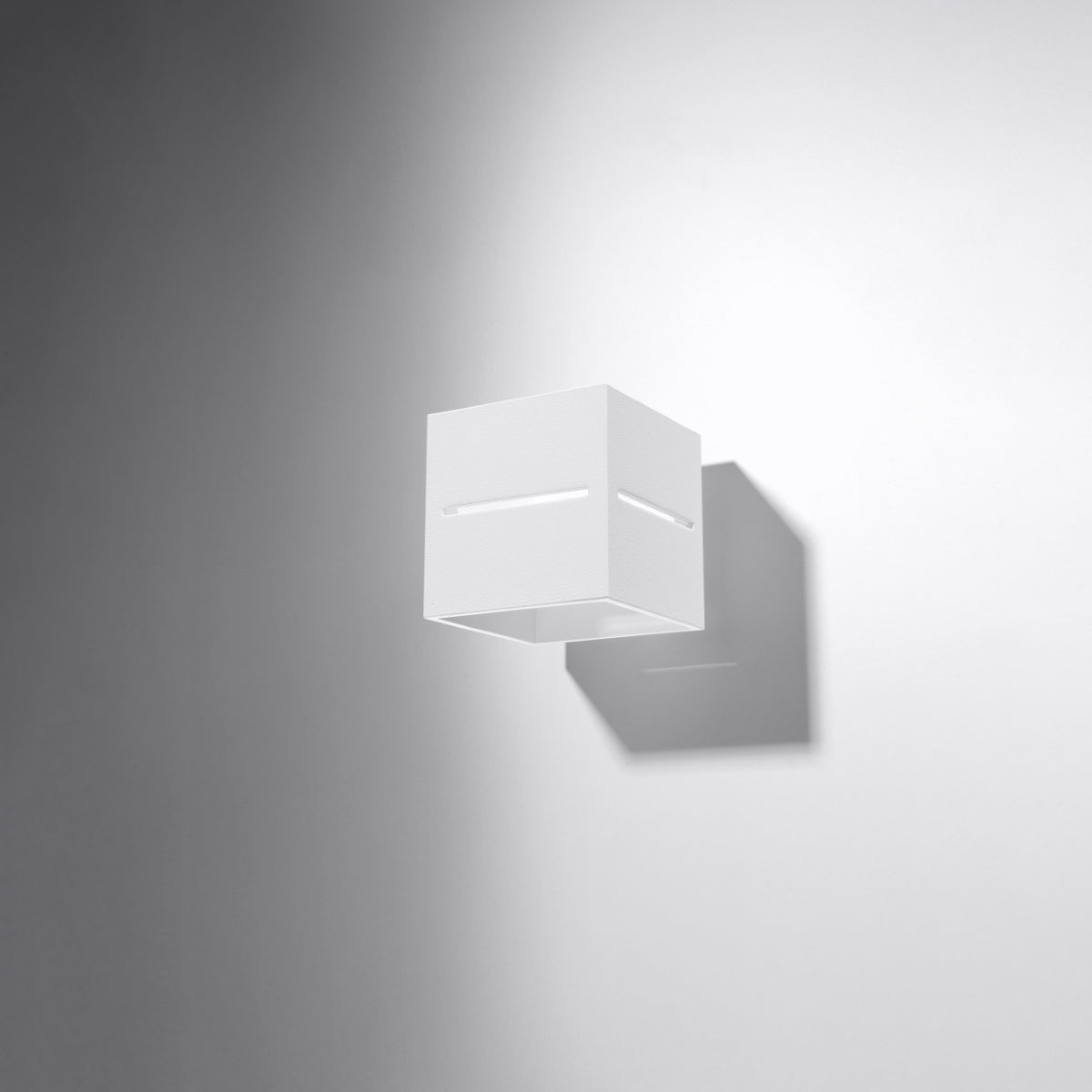 Applique Murale Cube Ouvert Blanche