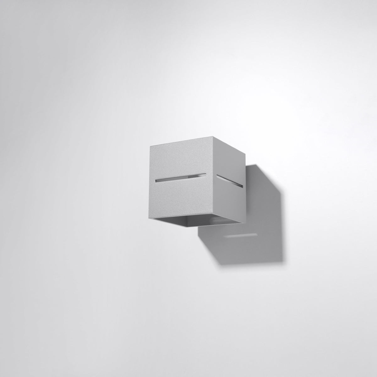 Applique Murale Cube Ouvert Grise