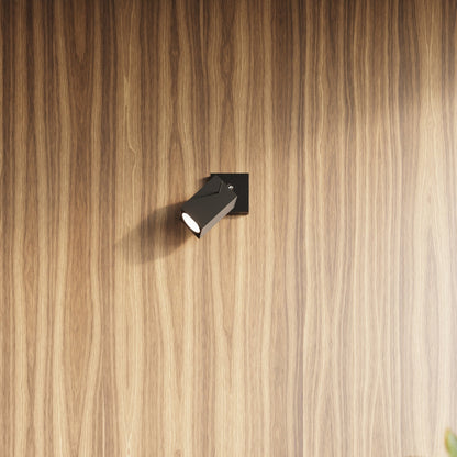 Applique Murale Directionnelle Carrée LED Noire