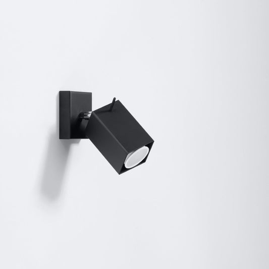 Applique Murale Directionnelle Carrée LED Noire