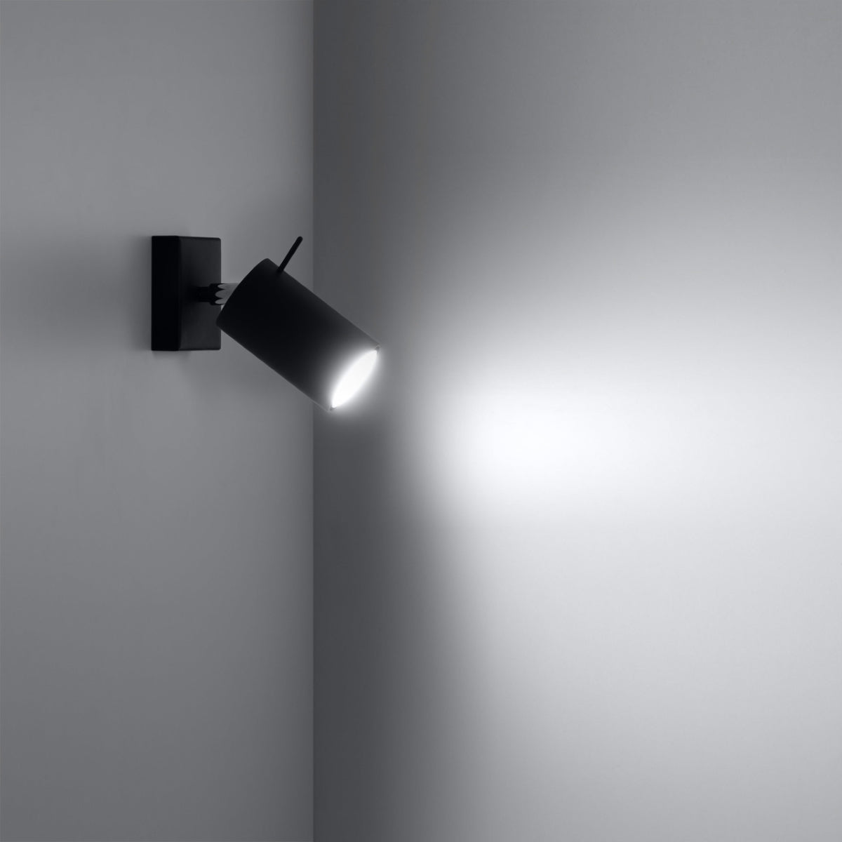 Applique Murale Directionnelle LED Noire