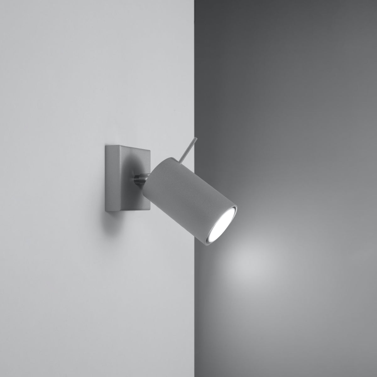 Applique Murale Directionnelle Spot Orientable Grise