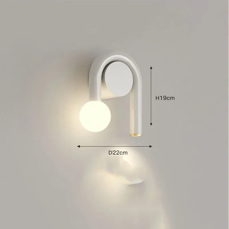 Applique Murale Double LED Créative