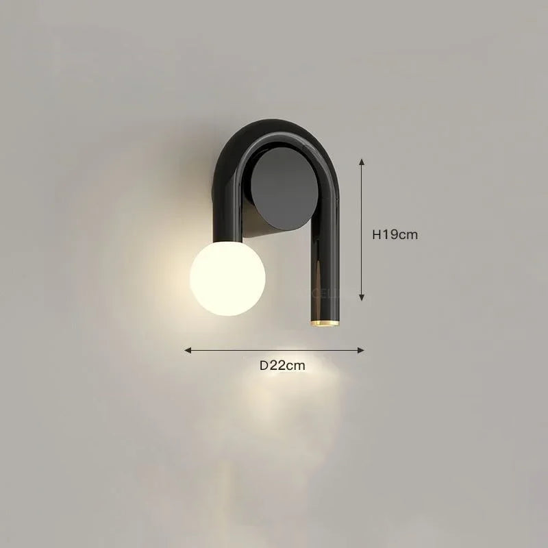 Applique Murale Double LED Créative