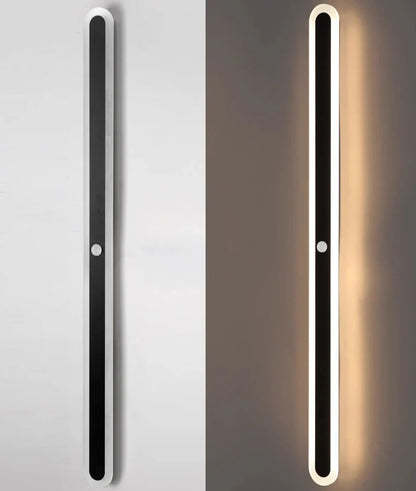 Applique Murale Extérieure LED Linéaire à Détecteur de Mouvement en Aluminium