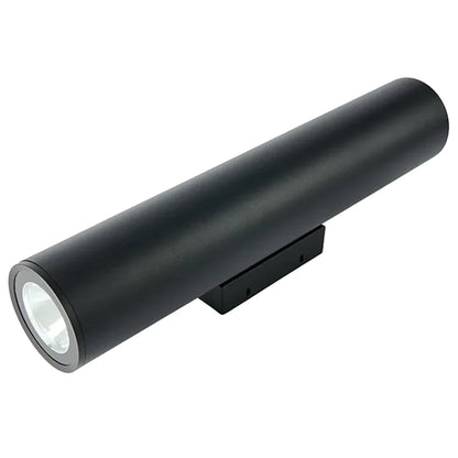 Applique Murale Extérieure Tube LED Aluminium Noire ou Blanche