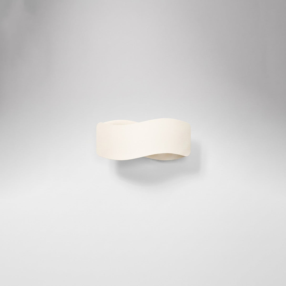 Applique Murale Flux Lumineux 30 Vague Acier Beige